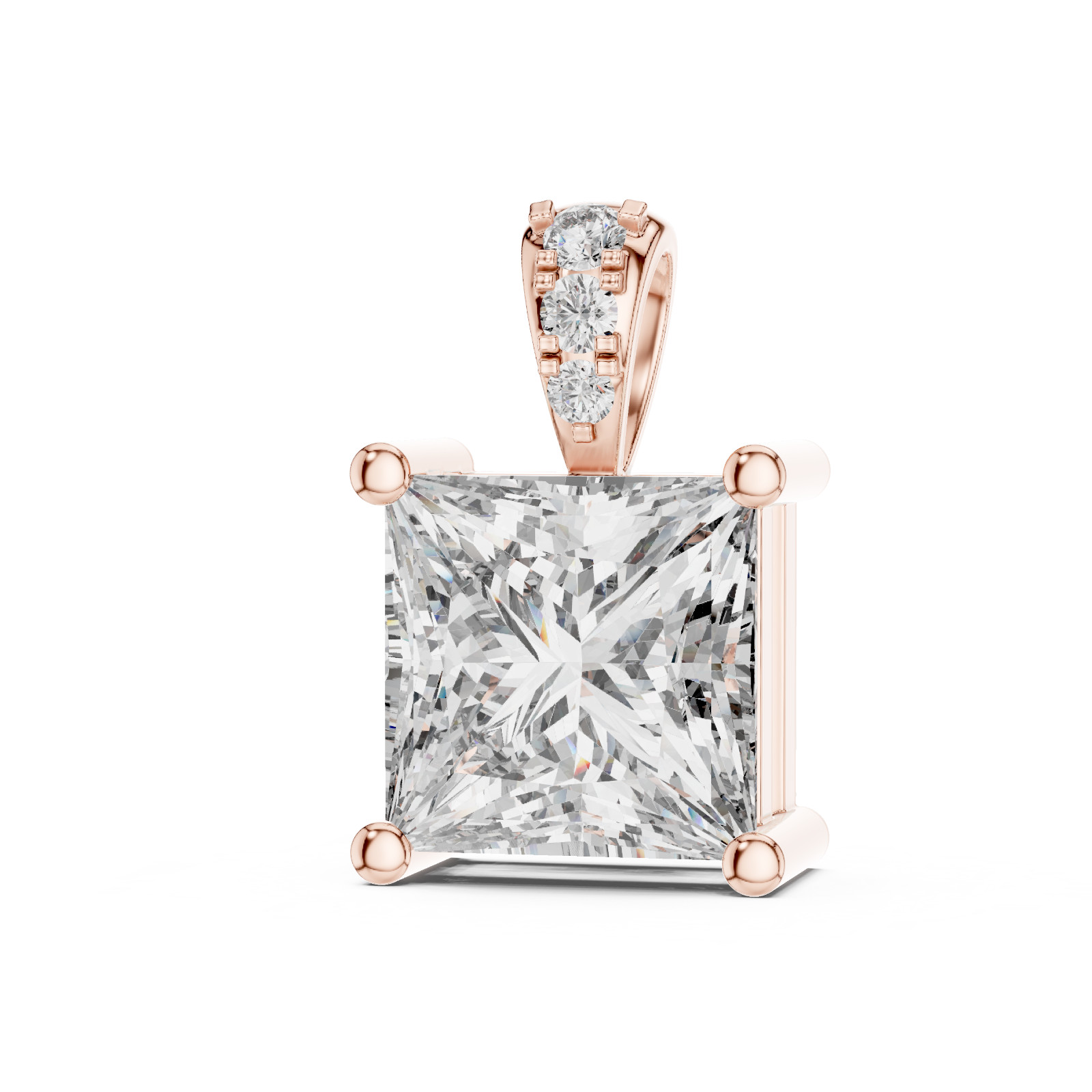 Fine Lab Grown Diamond Pendant Necklace for Women | IGI Certified | Timeless Lux