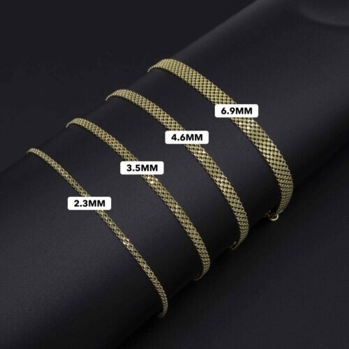 14k Yellow Gold 3.5mm Bismark Link Chain Necklace 16″ 2.65 Grams