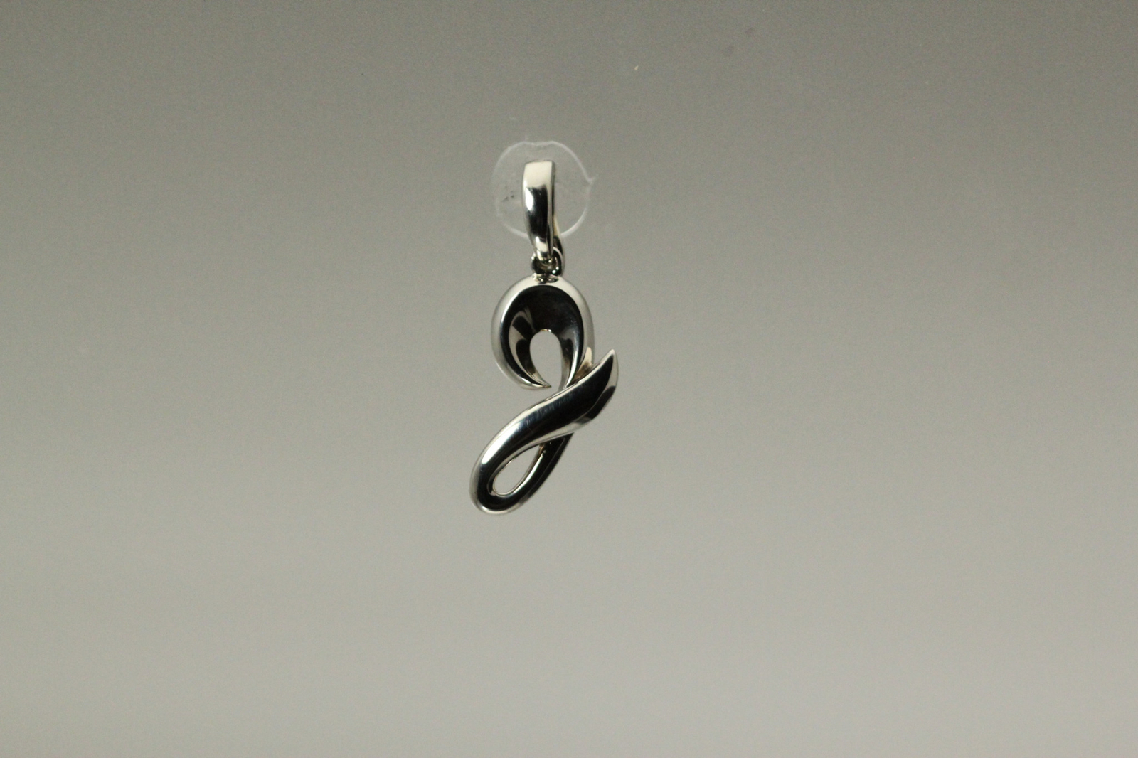 925 Sterling Silver Fancy Letter “G” Pendant Enhancer Bail 3.4 Grams (PEN9399)