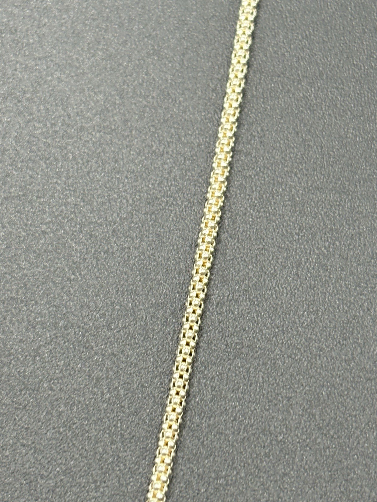 18″ Sterling Silver Popcorn Link Chain Necklace 925 1.75MM 3 Grams C19