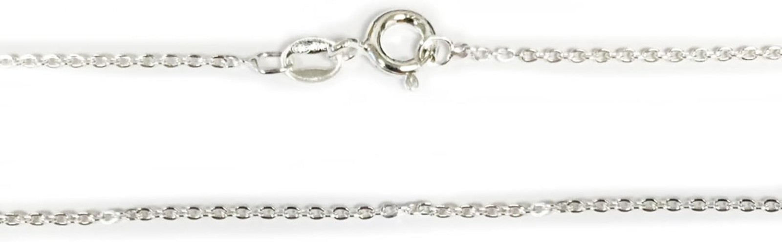 925 Stamped Sterling Silver Chain Necklace, Made in Italy, 20 Inch