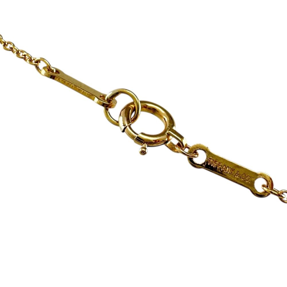 TIFFANY&Co. By the yard diamond Estimated 0.17ct Necklace K18YG yellow gold…