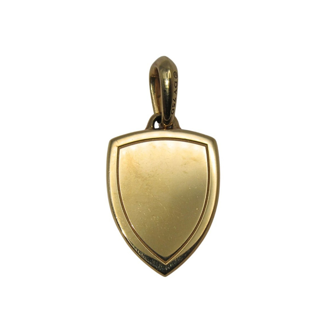 David Yurman 18K Yellow Gold St. Michael Amulet Pendant