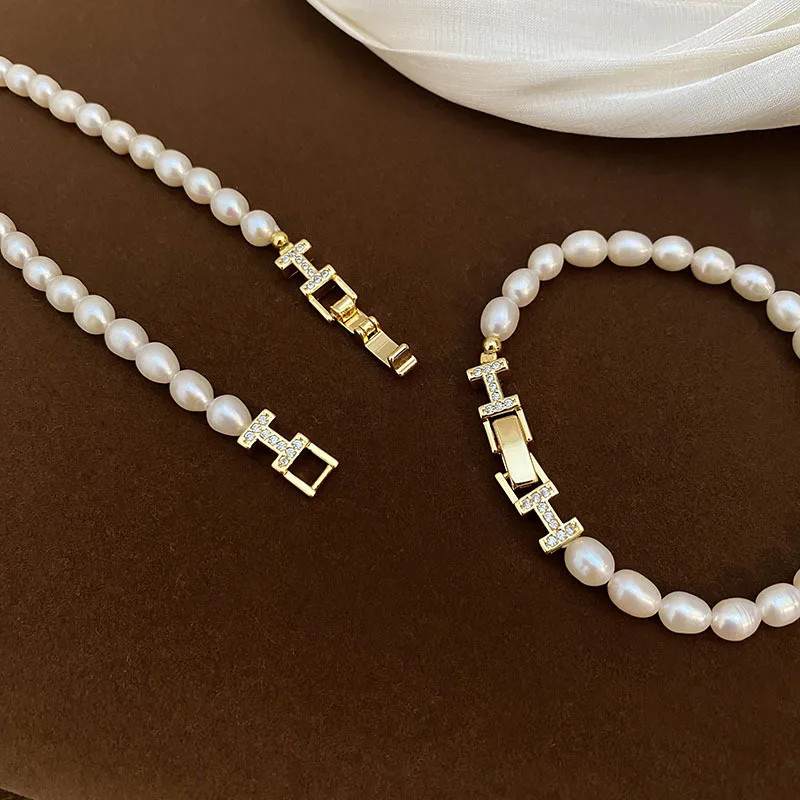 New Arrival 100% Natural Freshwater Pearl 14K Gold Filled Lady Necklace Jewelry
