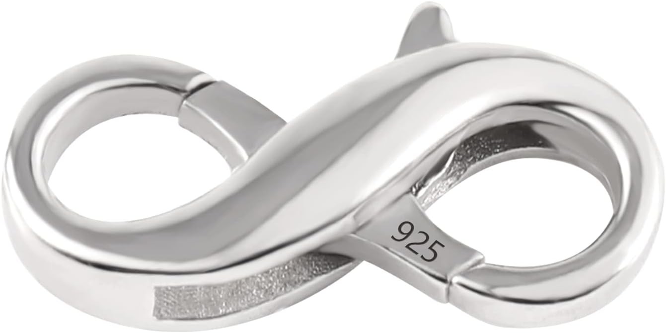 Lobster Clasp Necklace Bracelet Extender,925 Sterling Silver Necklace Connector