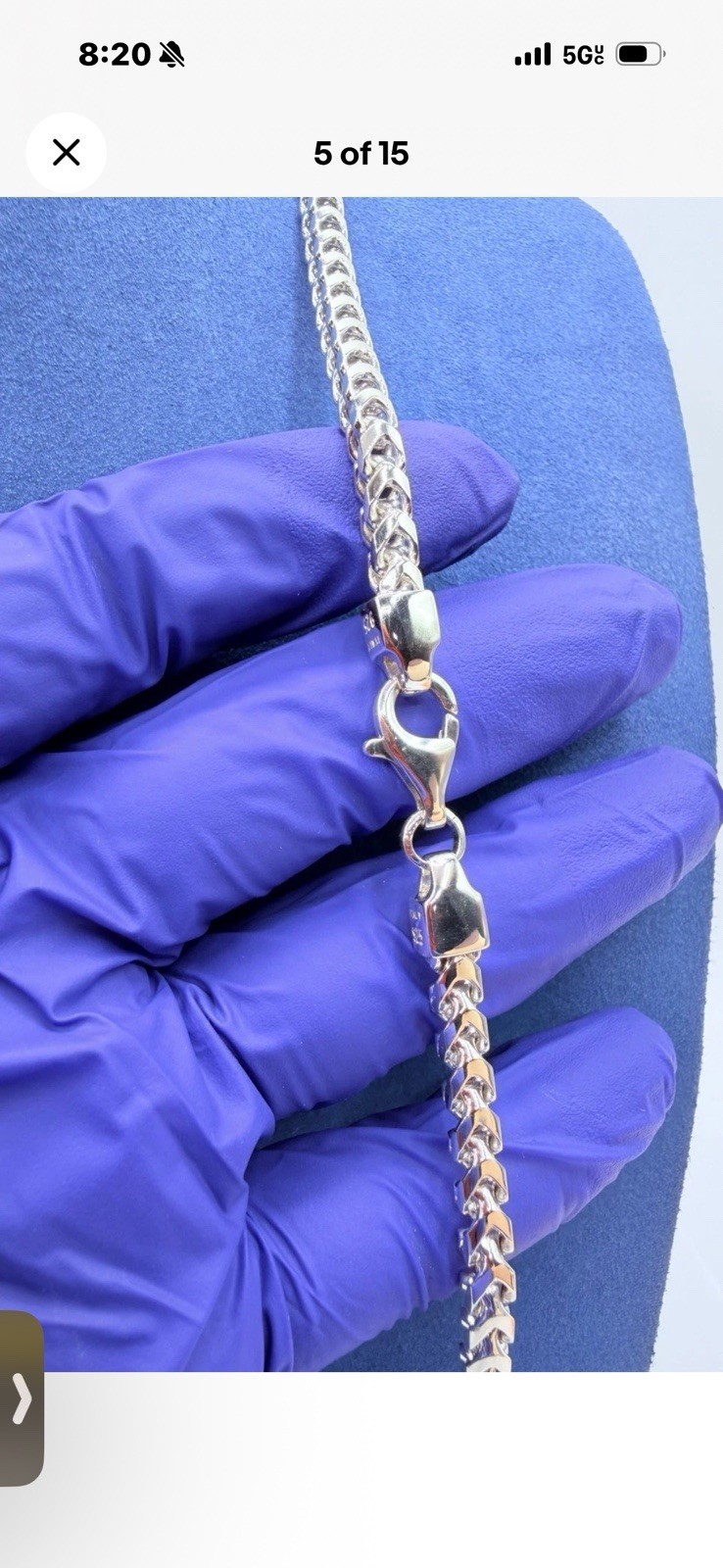 HEAVY SOLID 925 ITALY STERLING SILVER FRANCO CHAIN NECKLACE 28 6MM 863G G2U