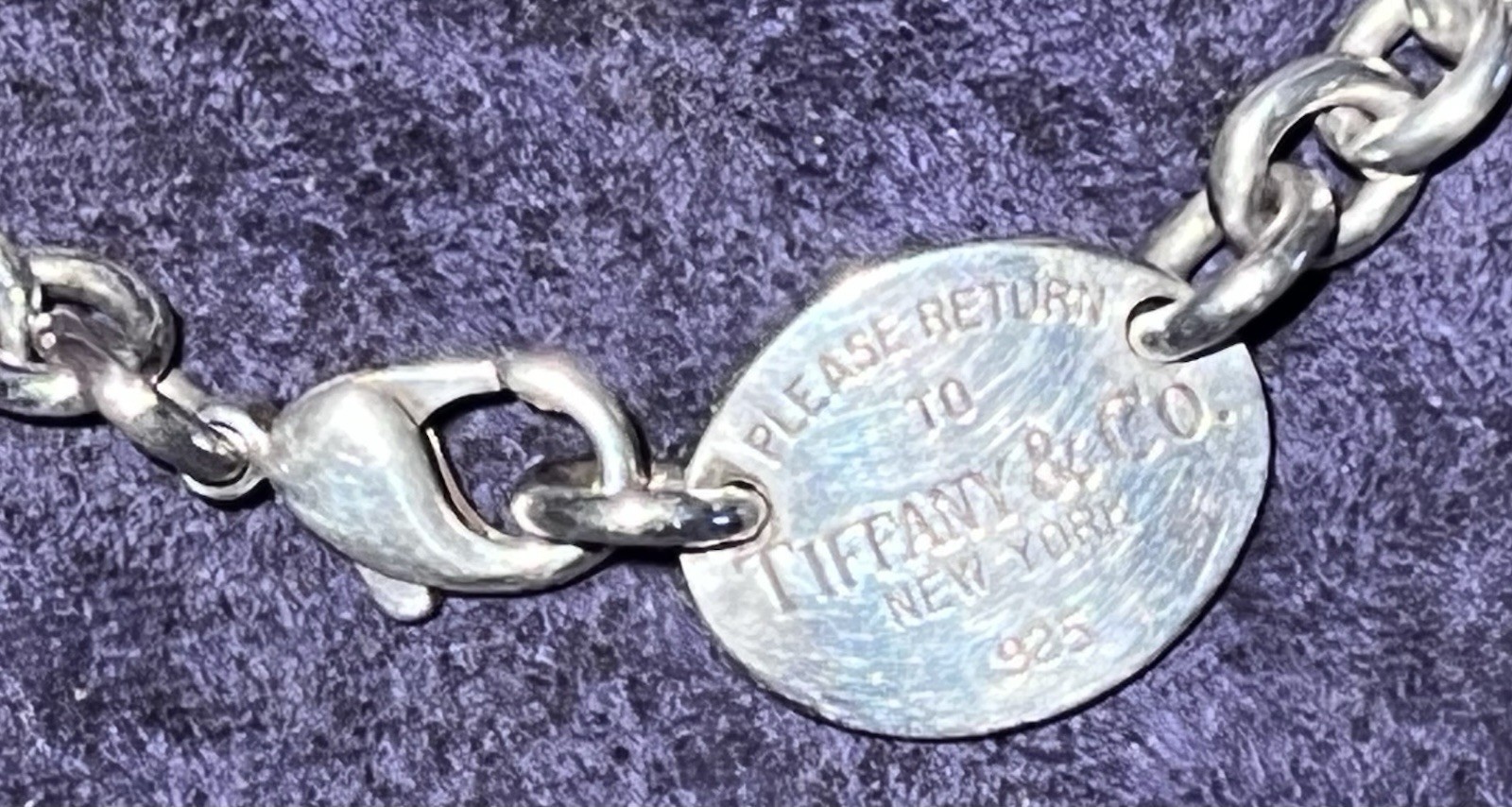 Tiffany & Co Return To Tiffany Choker Necklace Sterling Silver 925 15”