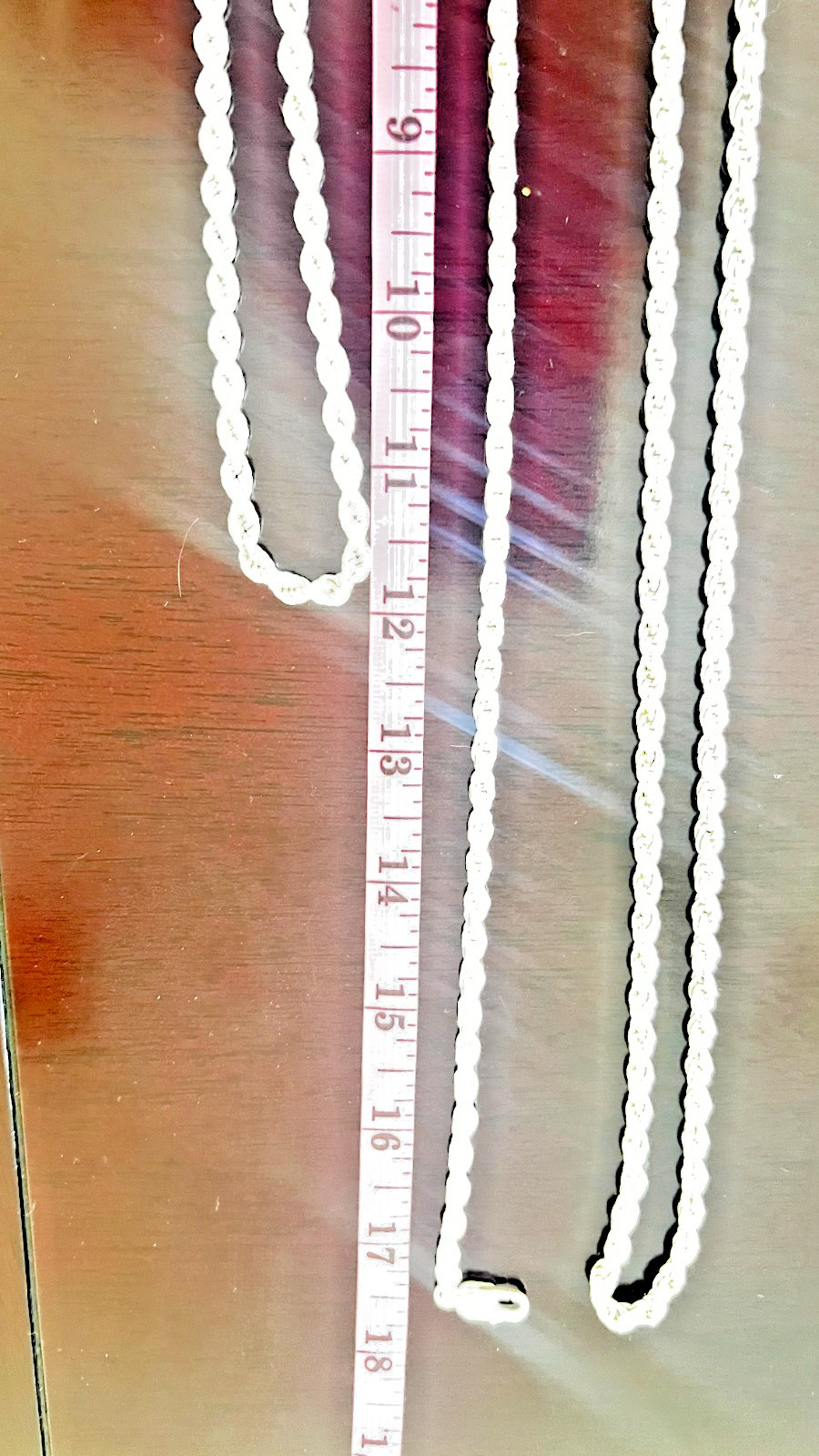 Diamond Cut Rope Chain x 3 SET In 925 Sterling Made In Italy.18″, 24″ & 36″ SET