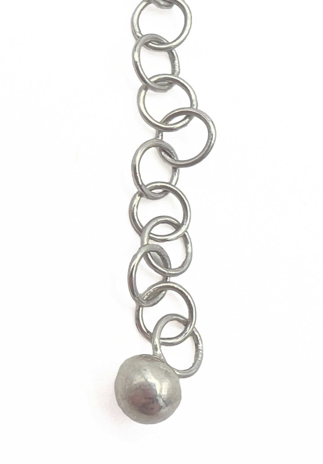 925 Sterling Silver Italy Beaded Satellite Box Chain Choker 12–16 inches