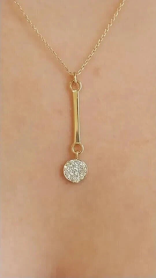 1.50Ct Round Cut Lab Created Valentine Gift Pendant 14K Yellow Gold Plated
