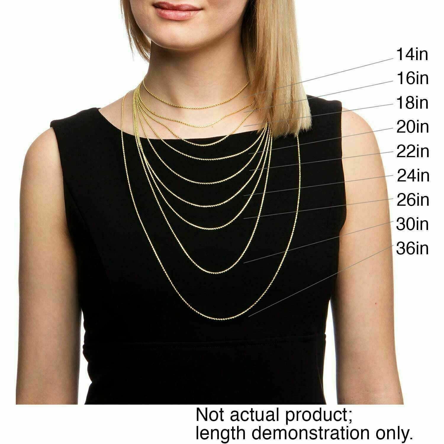 14k Gold Plated Over 925 Sterling Silver Italian Rope Chain Diamond-Cut 2.0mm
