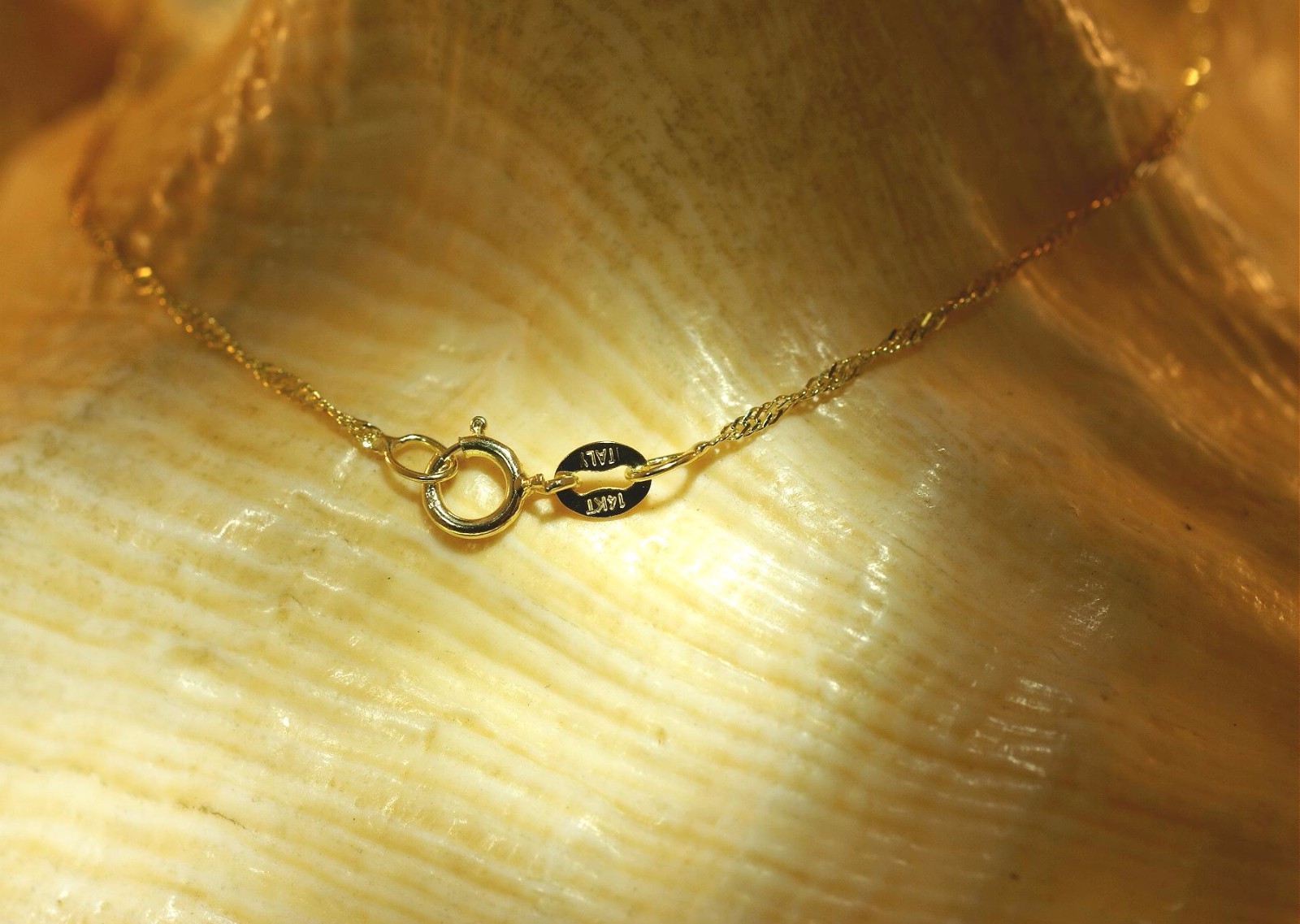 1.2MM ITALIAN SOLID TRICOLOR 14K GOLD DC SINGAPORE TWIST CHAIN NECKLACE 16″-18″