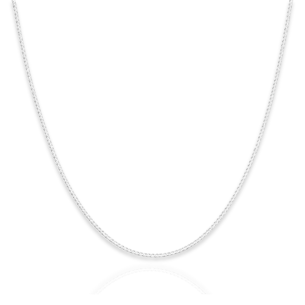 925 Sterling Silver Curb Chain Necklace – 1.4mm