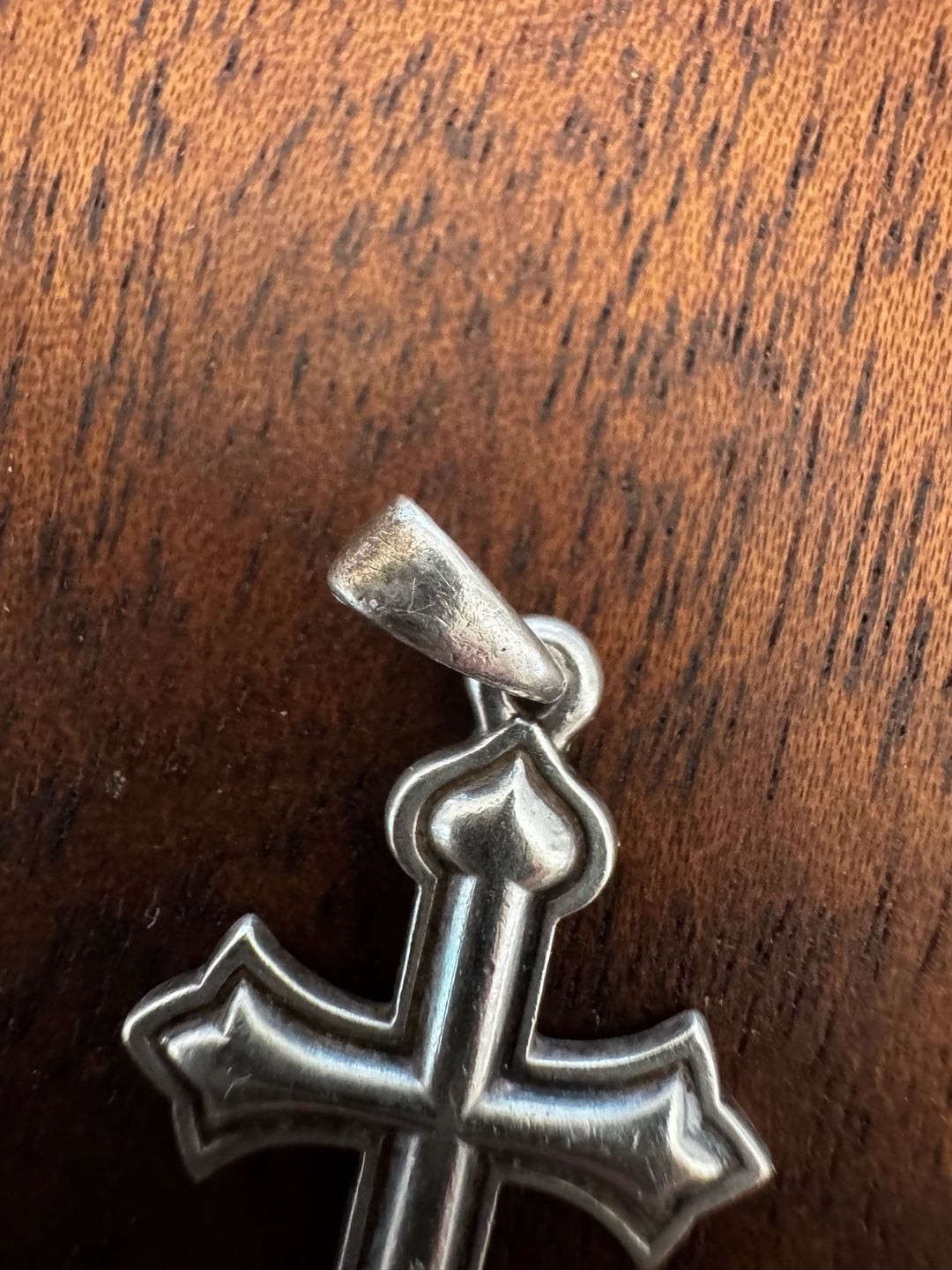 Vintage James Avery Sterling Silver IHS Cross Pendant