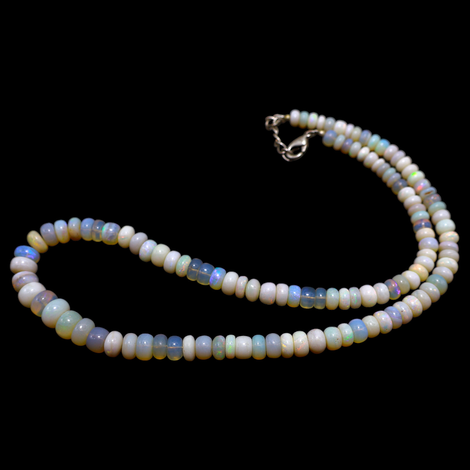 Smooth Fire Opal Beaded Not Applicable Rondelle Mother Boho New Necklace Jewelry