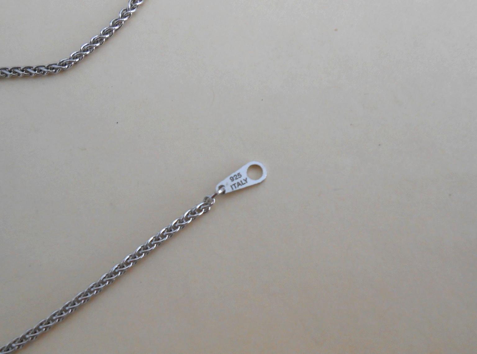 EFFY Sterling Silver 2mm Spiga/Wheat Chain Necklace 18″