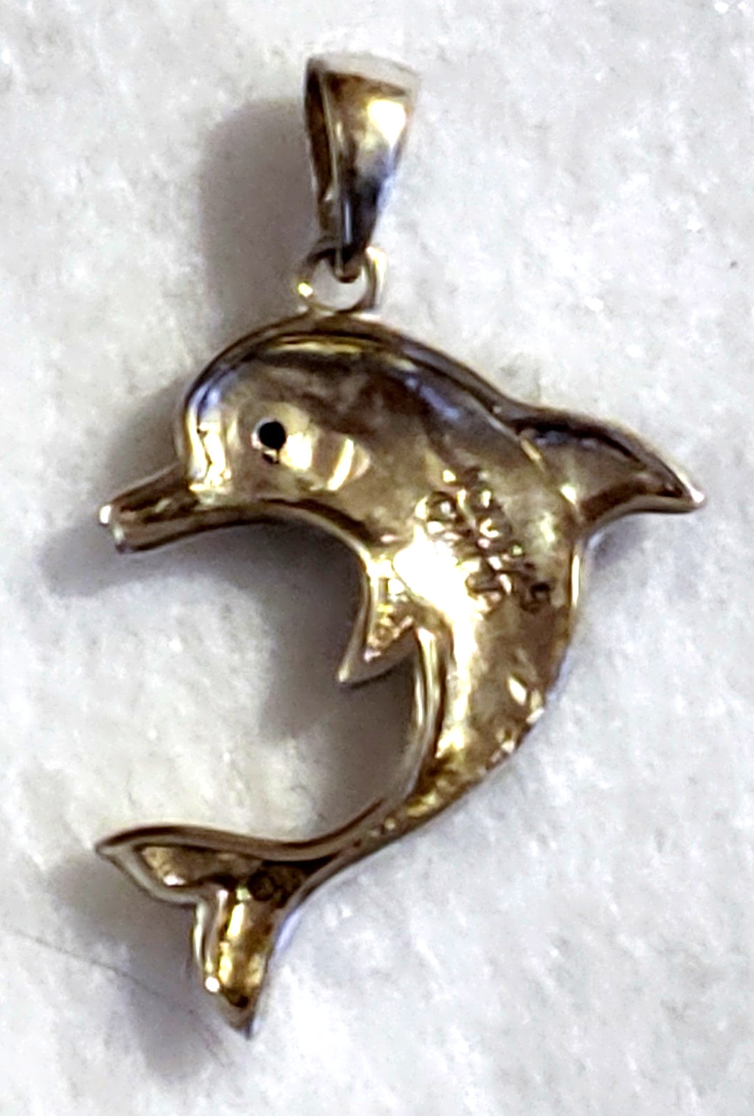 VTG-Signed JCM-5/8 in x 7/8 in Necklace Pendant-925 STERLING SILVER-Pendant Only