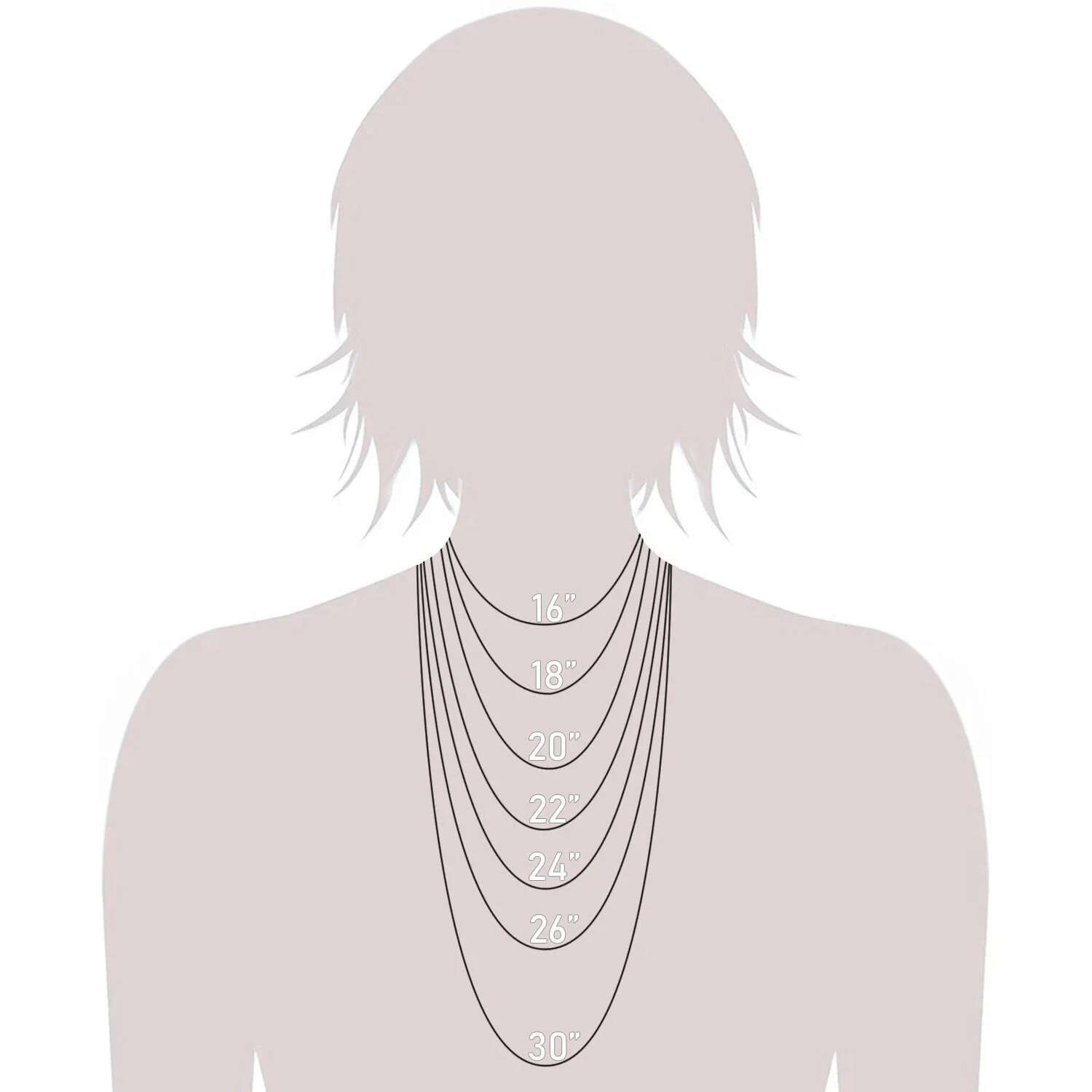 14K Solid White Gold Diamond Cut Wheat Chain Necklace. 0.7mm 1.0mm 1.2mm, 16-30″