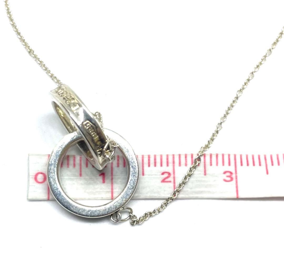Tiffany & Co. Double Loop Necklace Silver 925 Unisex Pre-Owned