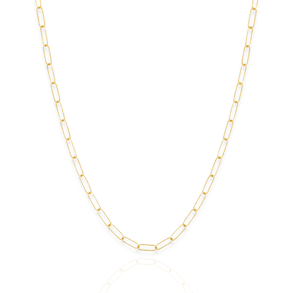 14/20 Gold Filled Paperclip Chain Necklace – 2.8mm