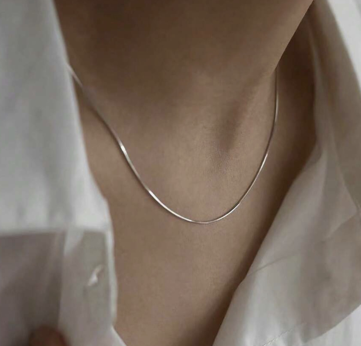 925 Sterling Silver Snake Chain Necklace .925 Italy All Sizes