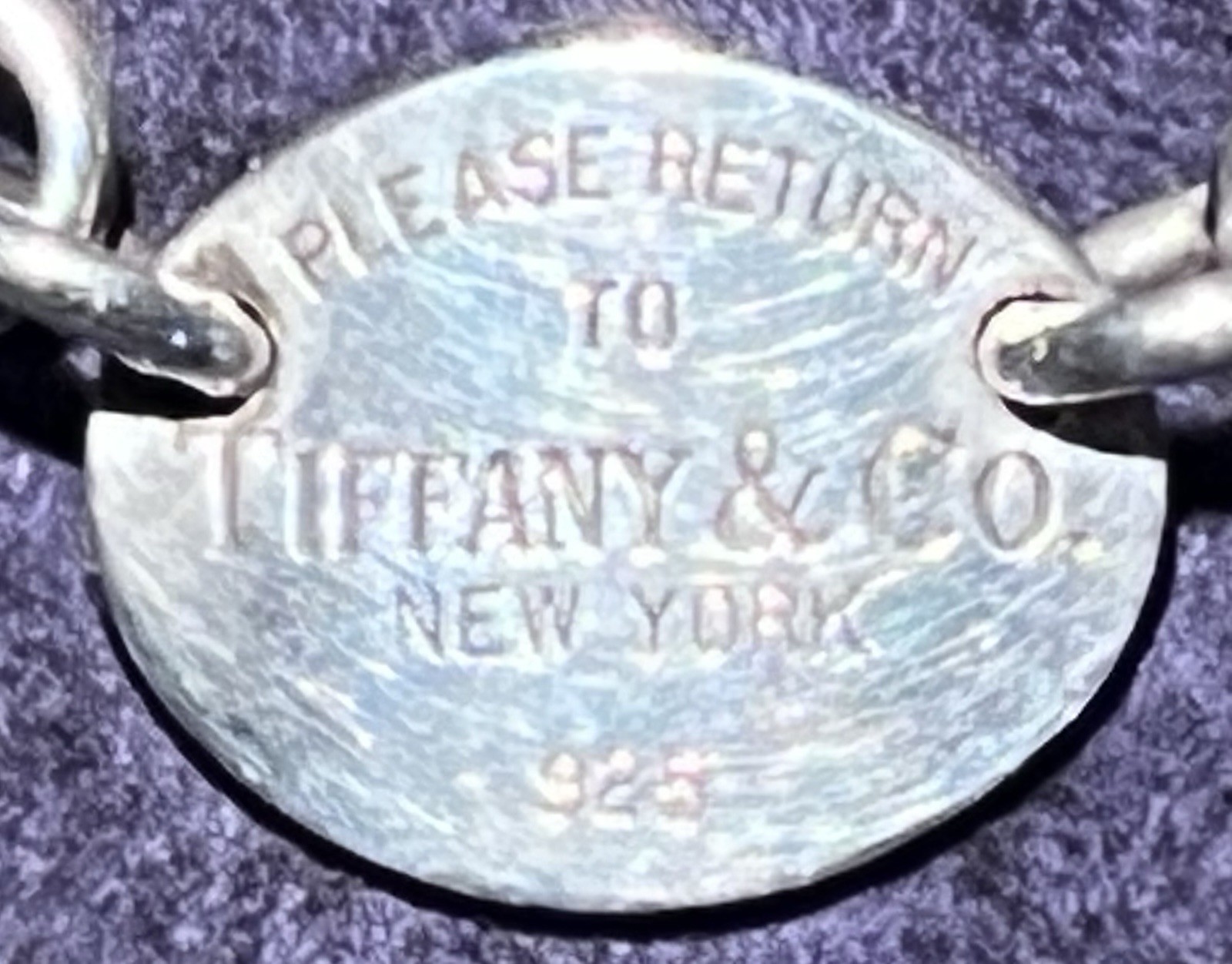 Tiffany & Co Return To Tiffany Choker Necklace Sterling Silver 925 15”