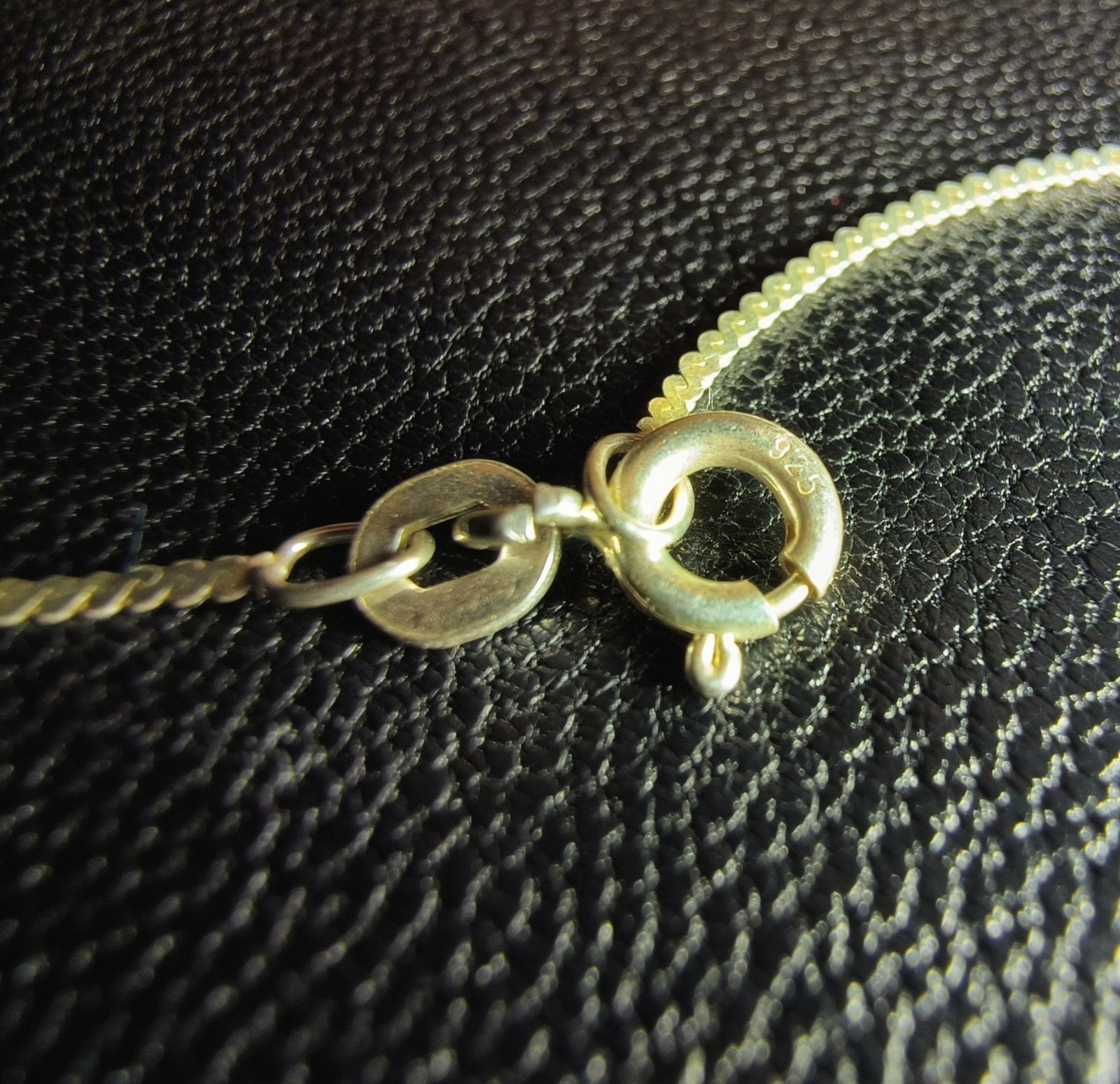 925 Sterling Silver Serpentine Chain Necklace 16″