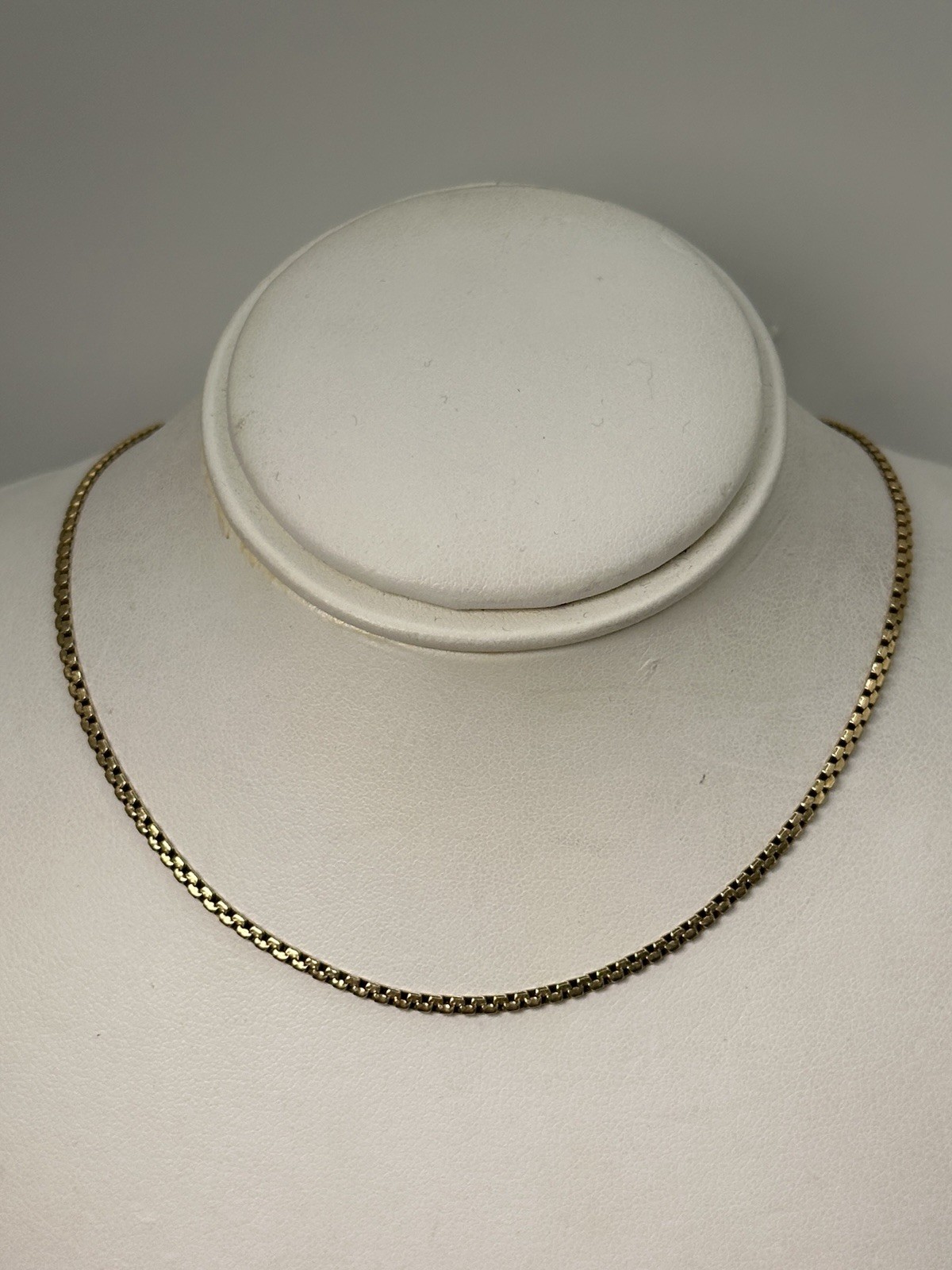 14K Yellow Gold Serpentine Link Chain Necklace, 16”, 2 mm, 4.3 g