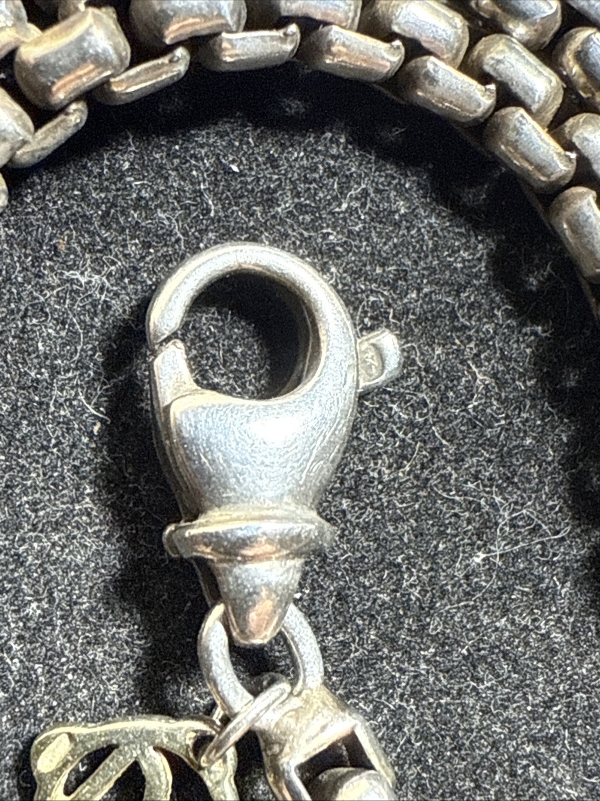 David Yurman Box Chain Necklace 33” 3mm Sterling 14k Hang Tag 50.2gr Vintage