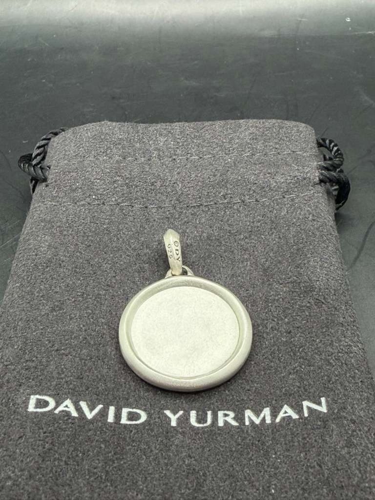 David Yurman Sterling Silver Saint Christopher Amulet Pendant