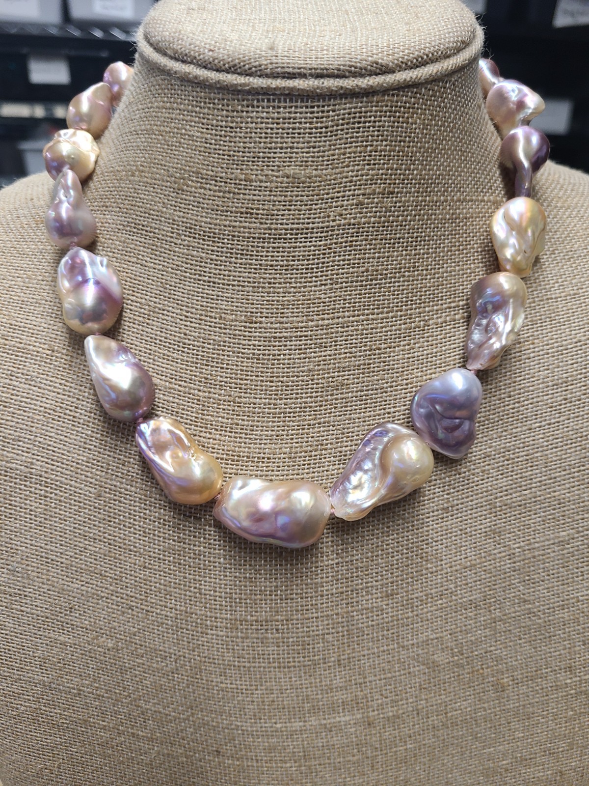 Genusis™ Multi-Color Freshwater Pearl 14k Yellow Gold Over Silver 20 Inch Strand
