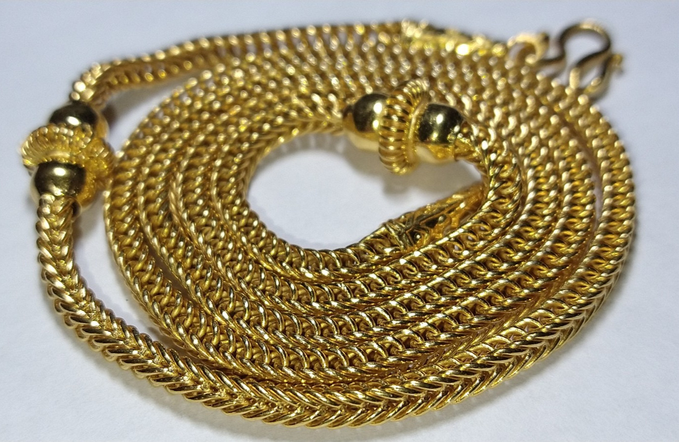23k gold franco chain necklace 15.22 grams – 20.75″