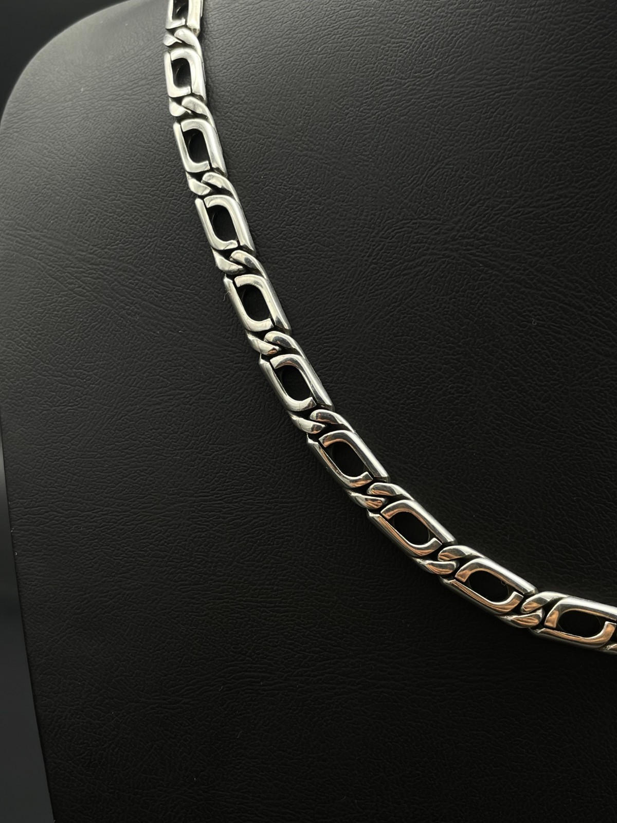 925 Sterling Silver Solid Italian Design Figaro Link Chain Necklace Gift for Him