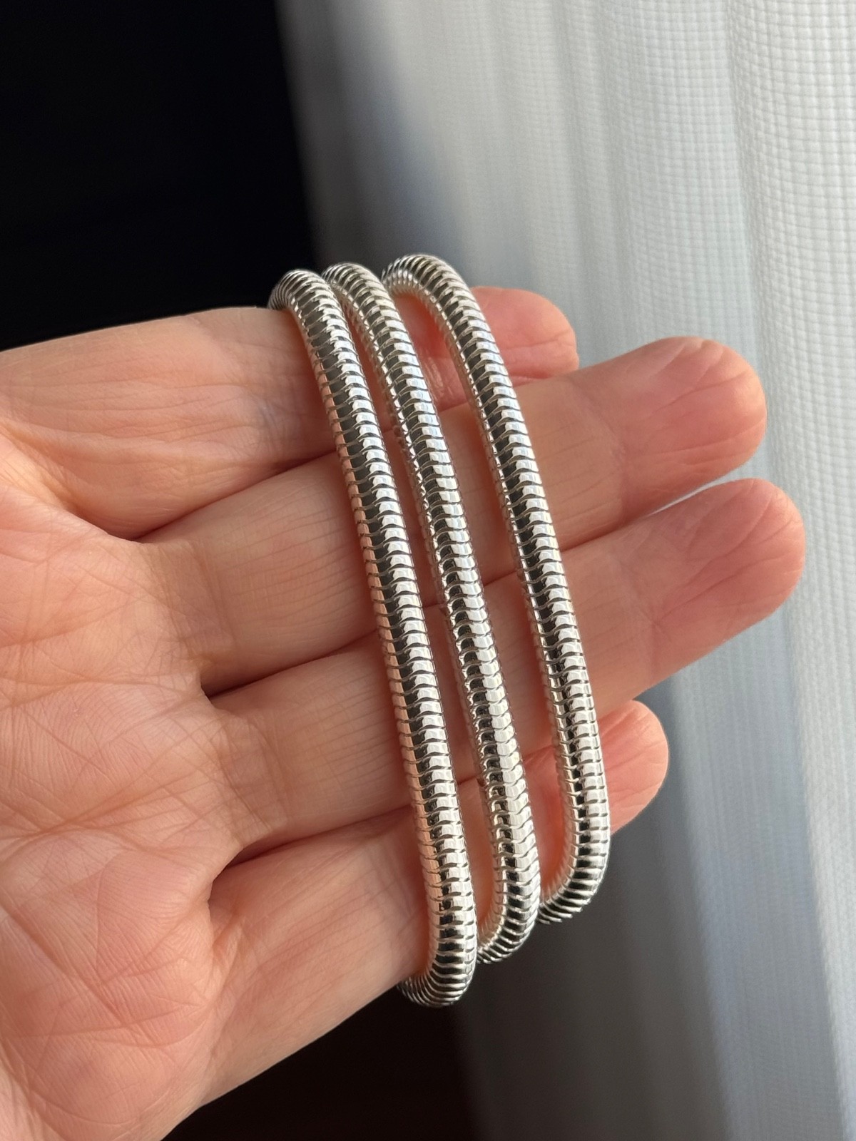 925 Sterling Silver (5MM) Snake Chain Polished
