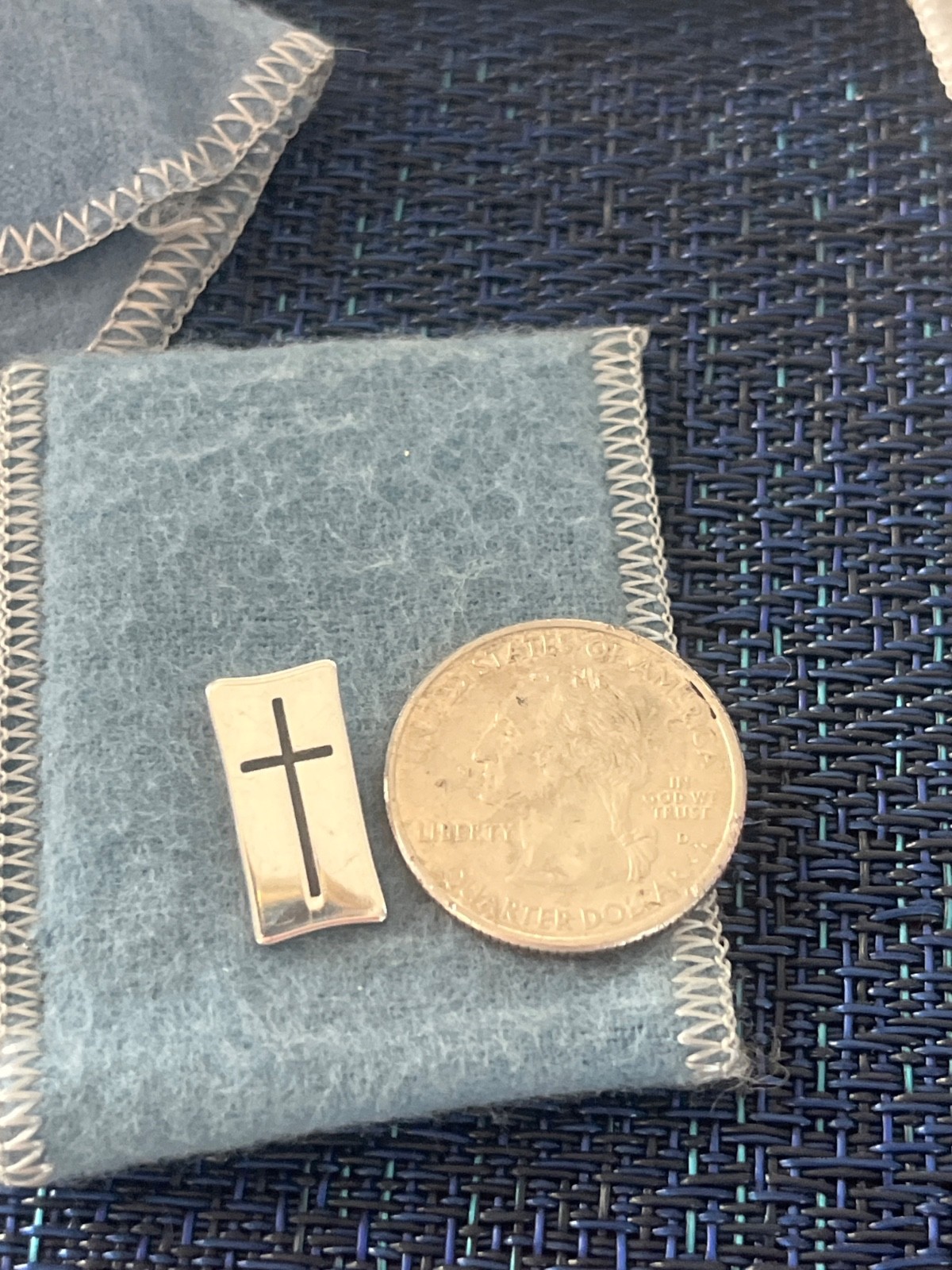 James Avery Sterling Cross Pendant- Retired-RARE