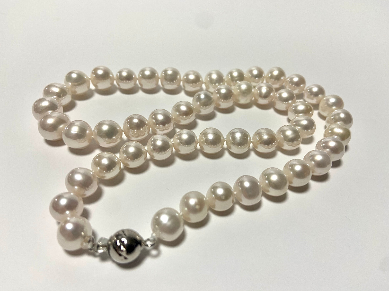 HUGE 17″12-13mm natural south sea genuine white round pearl necklace 3308AAA