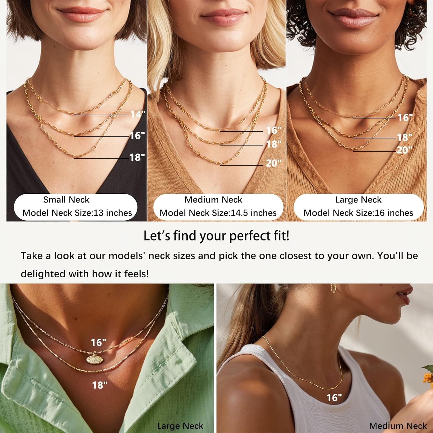 Minimalist Thin Gold Chain 18K Gold Thin Box Chain Necklace Short Small Gold Cha