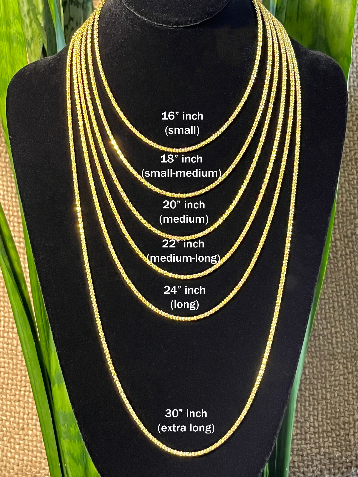 925 Sterling Silver Gold-Plated Diamond Cut Popcorn Chain Necklace Italy