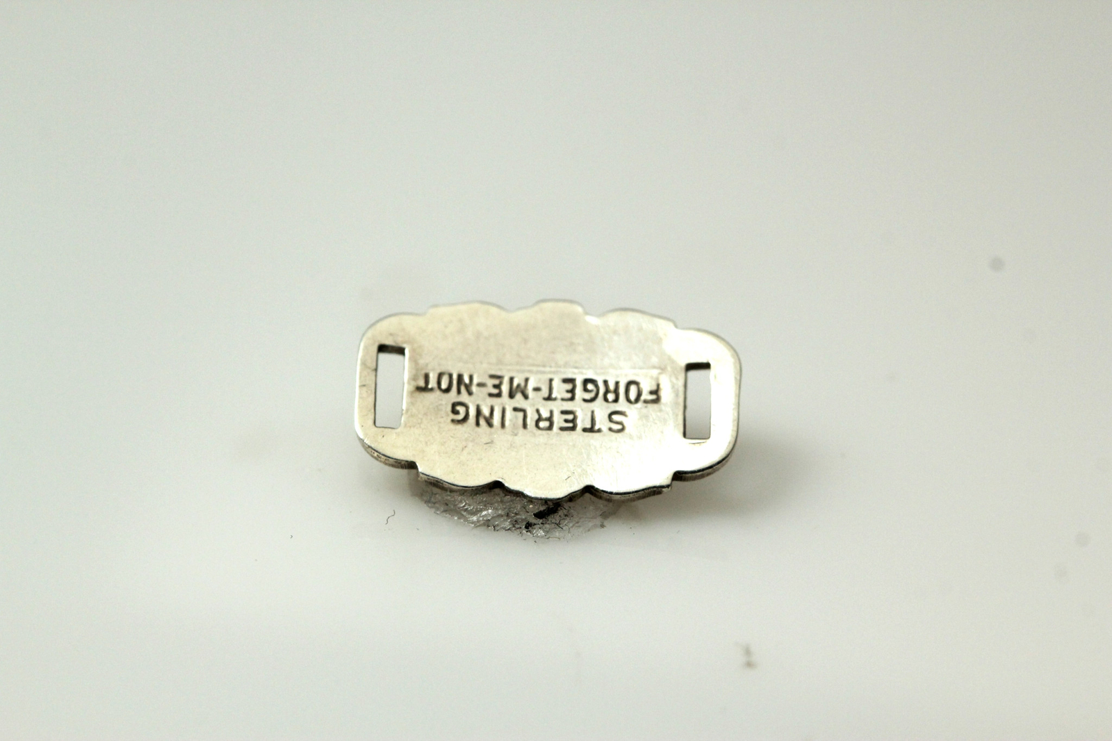 Vintage 925 Sterling Silver “For Get Me Not” Bracelet Link 1.2 Grams (PEN5102)