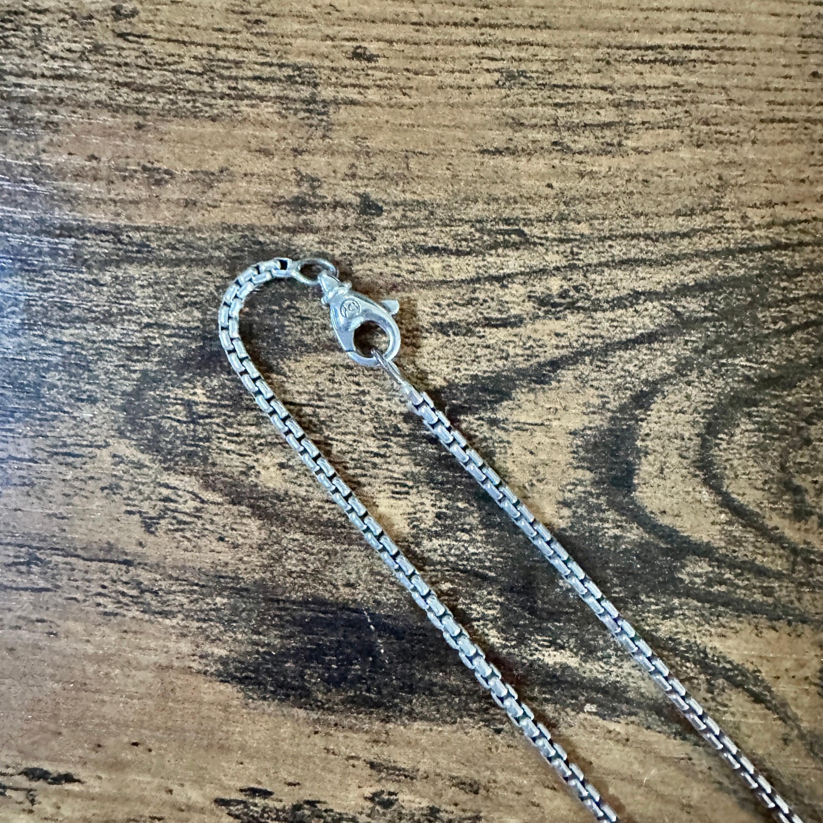 David Yurman Box Chain Necklace in Sterling Silver – 2.7mm – 20″ – FREE SHIPPING