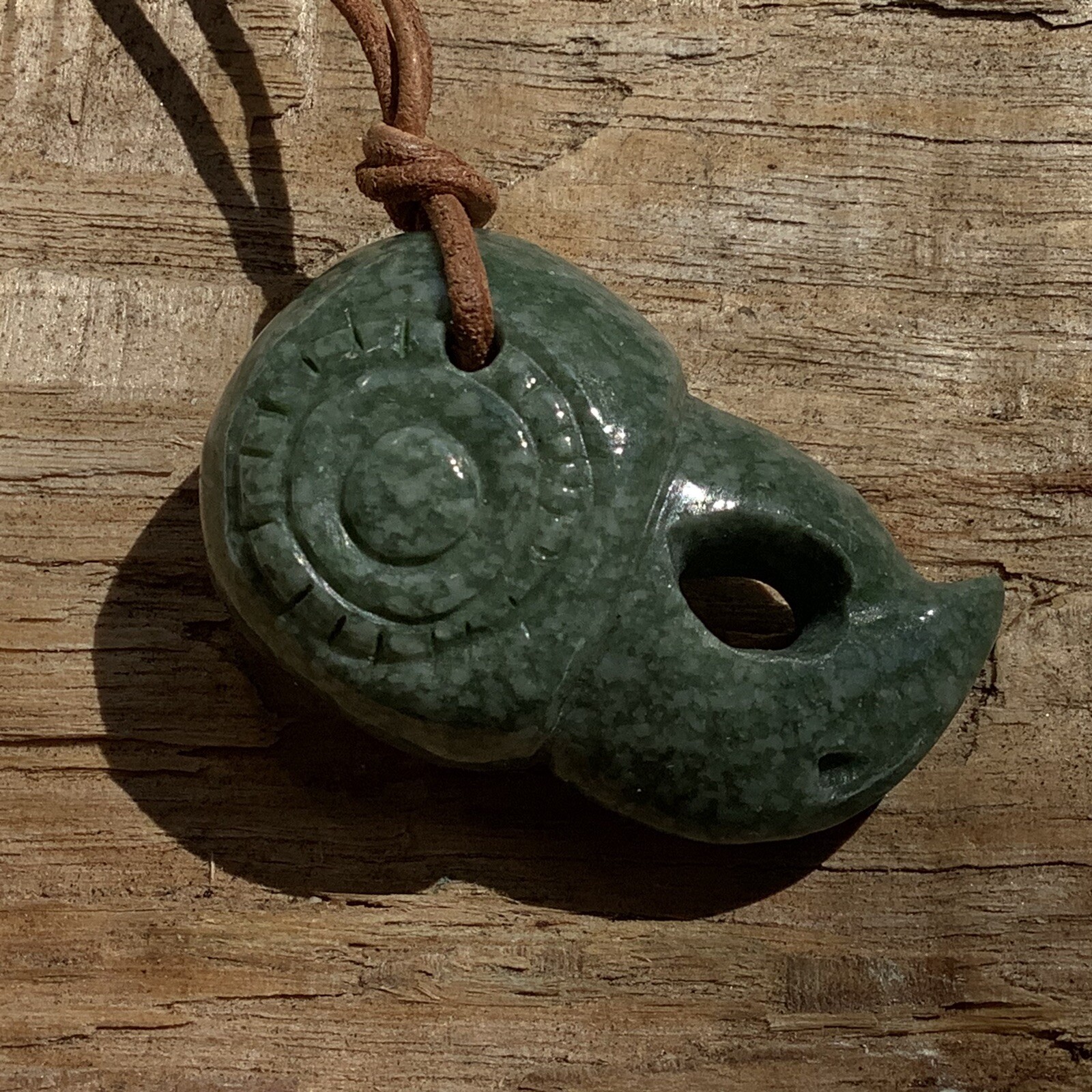 Guatemalan Jade Macaw Pendant Green Jadeite Jade Necklace Guatemala Bird #13
