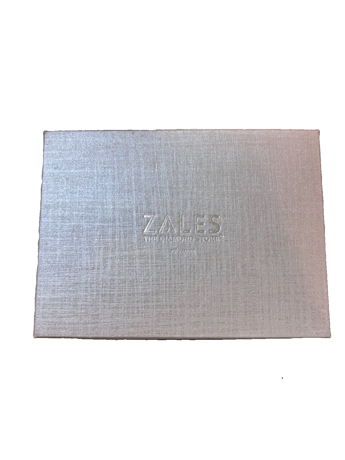 Zales 1/5 CTW Diamond Cross Pendant Sterling Silver 925 Box & Receipt NEW
