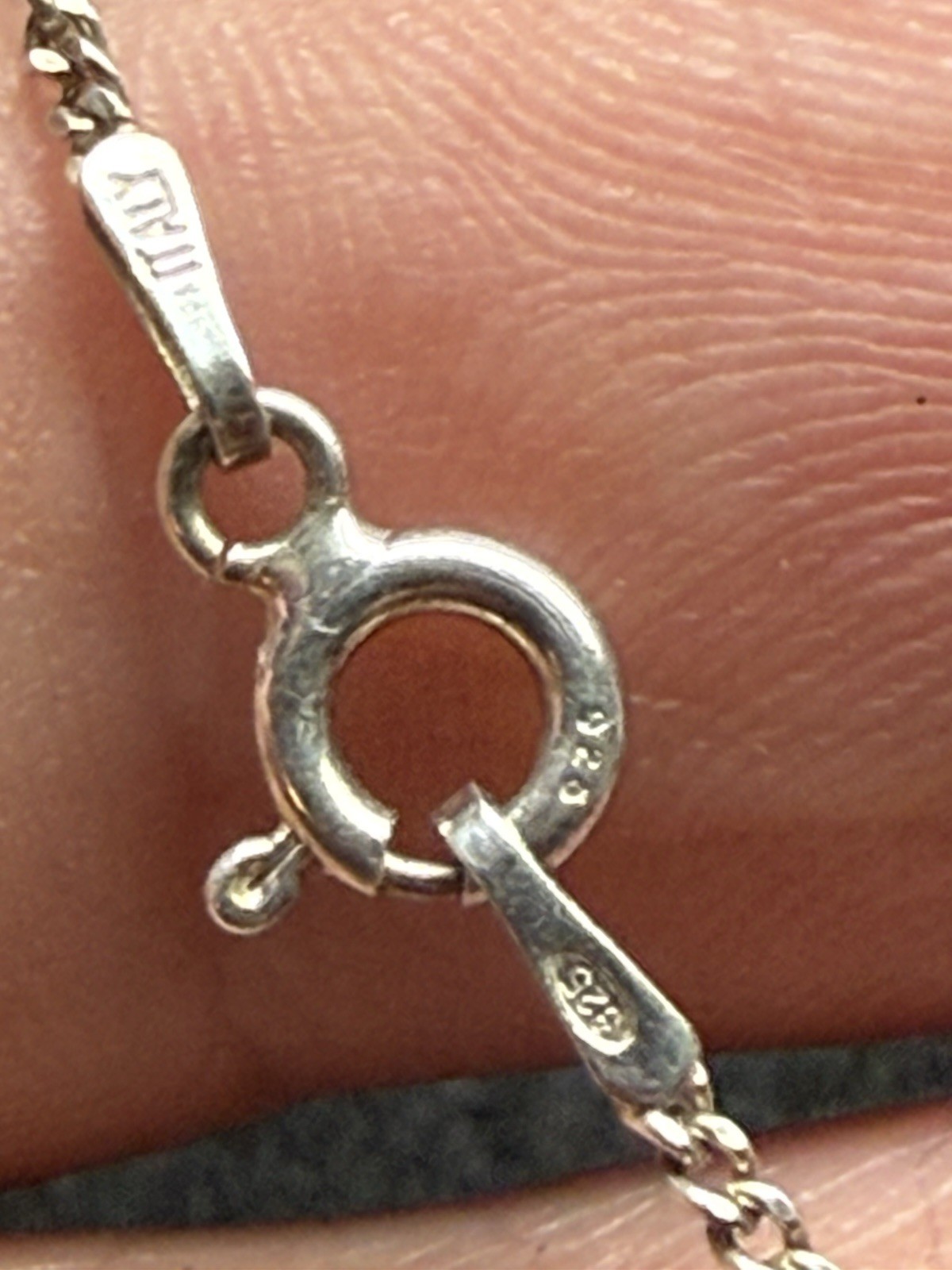 925 Sterling Silver Chain Necklace 2 Grams. 18” Long