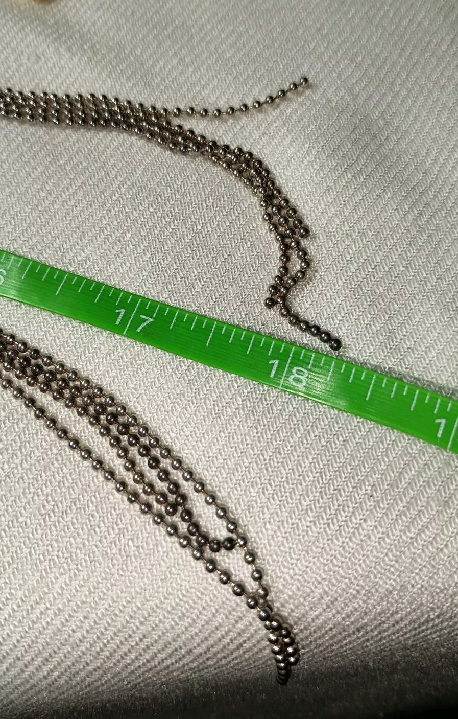 Milor Italy Sterling Silver Ball Chain Tassel Lariat Long Necklace 36 In