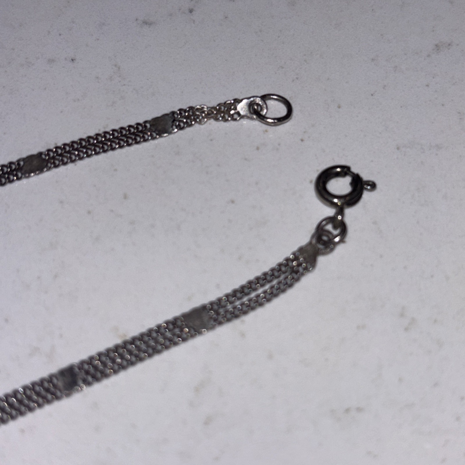 Beautiful Sterling Silver Black Onyx & Marcasite Vintage 19” Necklace