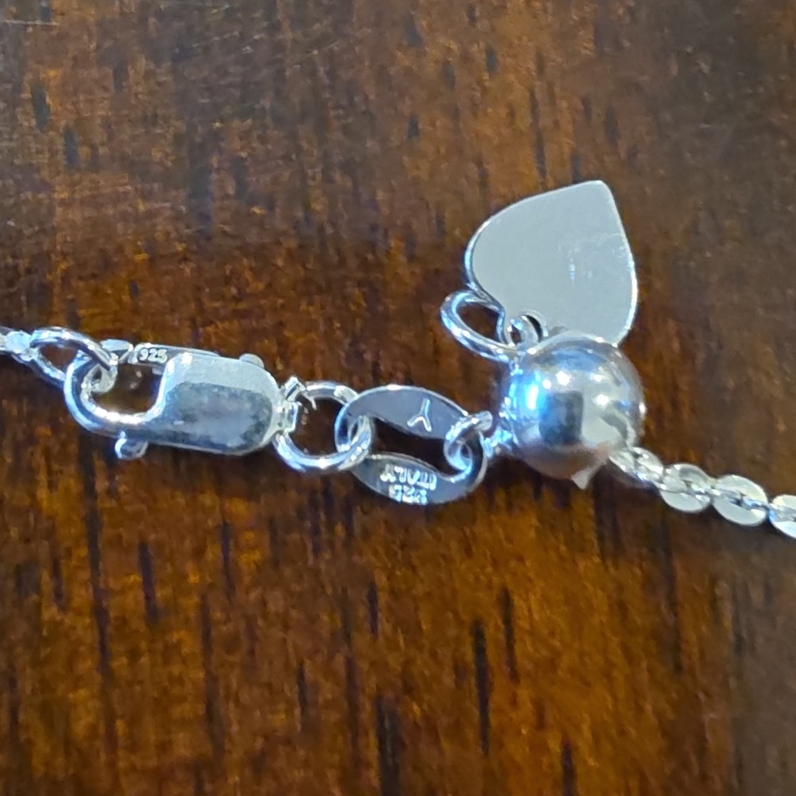 925 Sterling Serpentine Rope Chain Adjustable To 24 inch Lobster Clasp 1.5mm