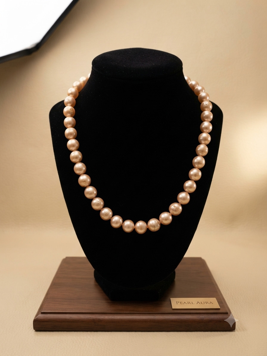 10-11MM Natural Freshwater Pearl Necklace Multi-colour Genuine Pearl strand 18