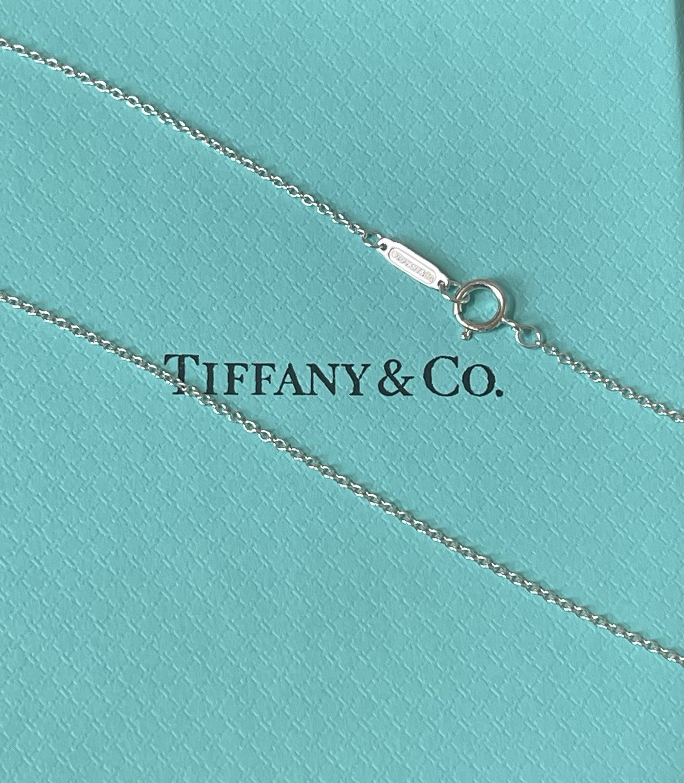 Tiffany & Co. 21” Sterling Silver .925 Round Link Chain Necklace 1.2 Grams
