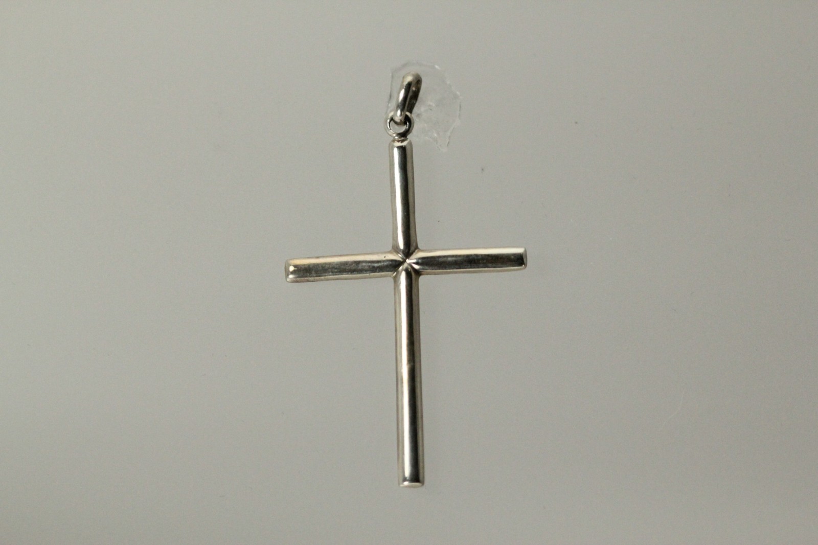 Very Nice 925 Sterling Silver Large Simple Cross Pendant 2.1 Grams (PEN2840)