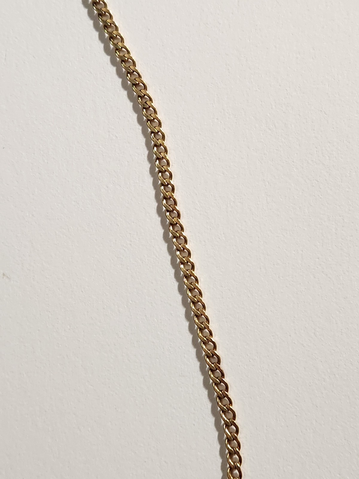 10k Gold 2.5mm Cuban Curb Link Chain 20″ Solid Gold
